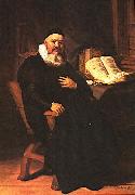 REMBRANDT Harmenszoon van Rijn Portrait of Johannes Elison. Sweden oil painting artist